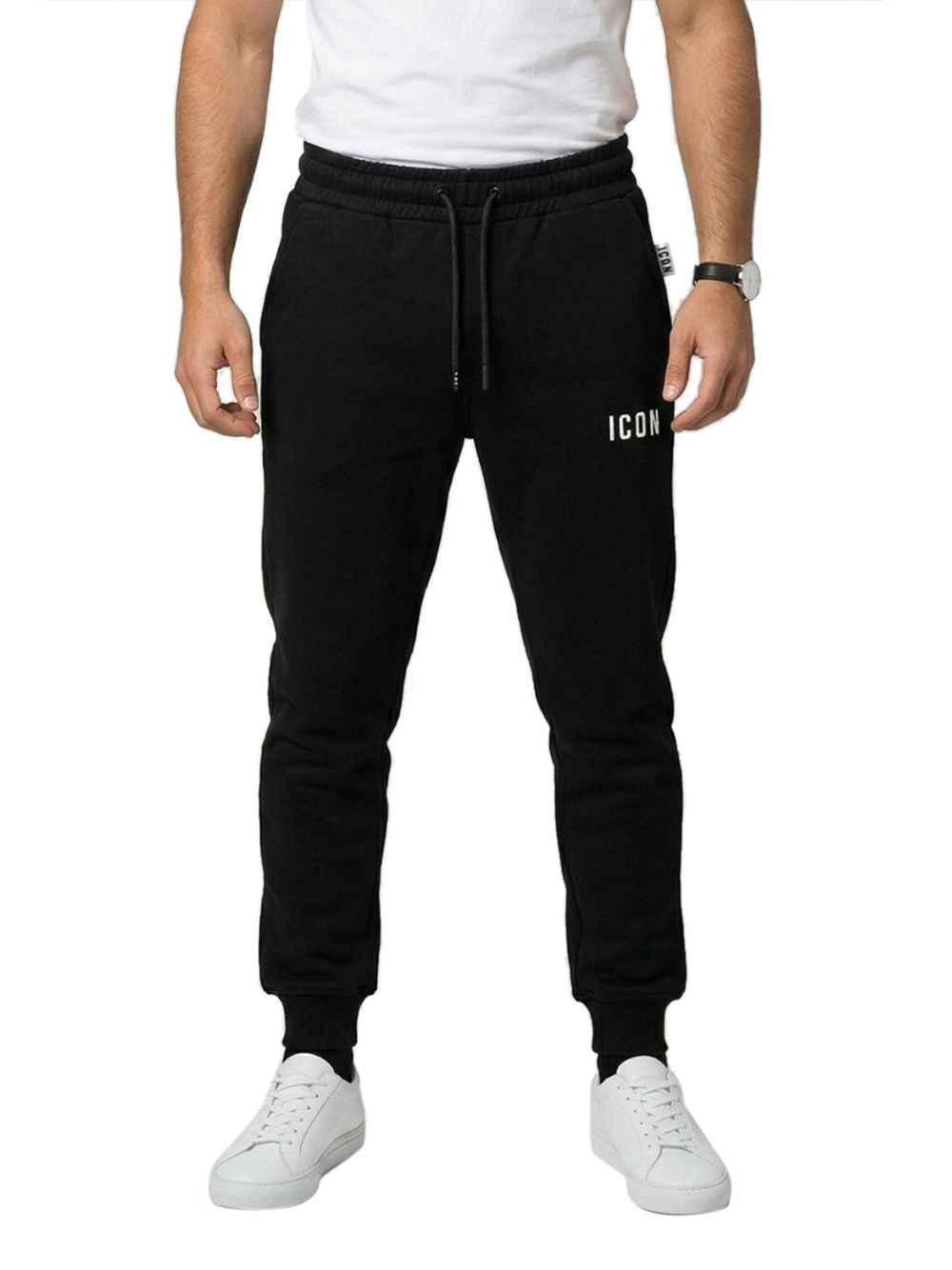 Pantalone Felpa Icon Uomo - Nero