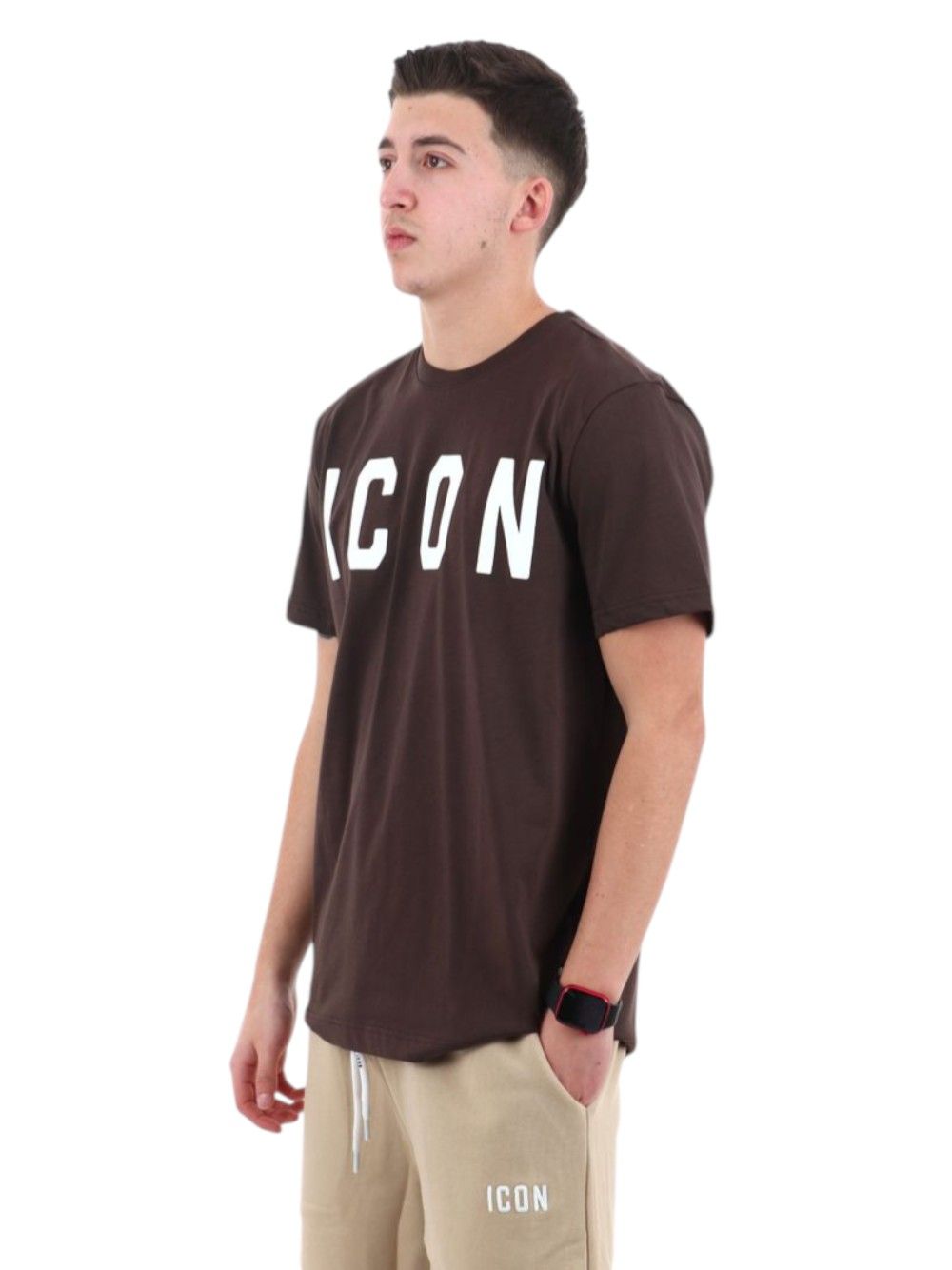 T-shirt Icon Uomo - Marrone