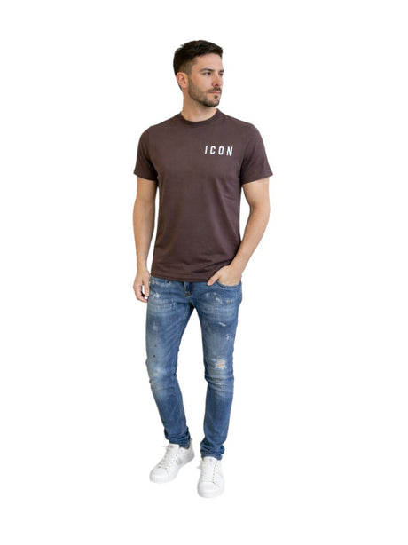 T-shirt Icon Uomo - Marrone
