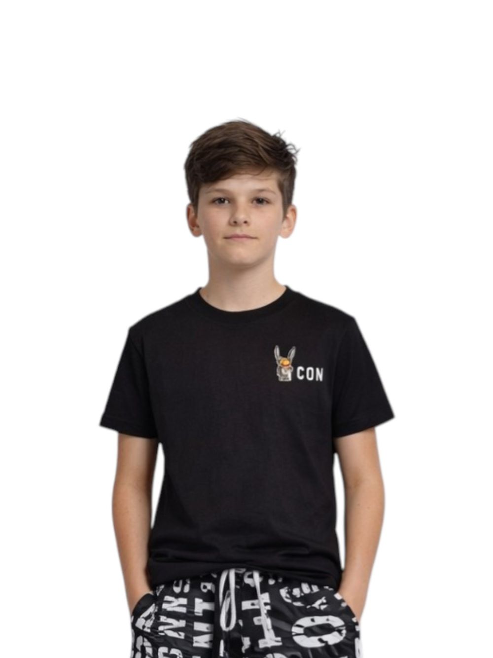 T-shirt Icon Bambino - Nero