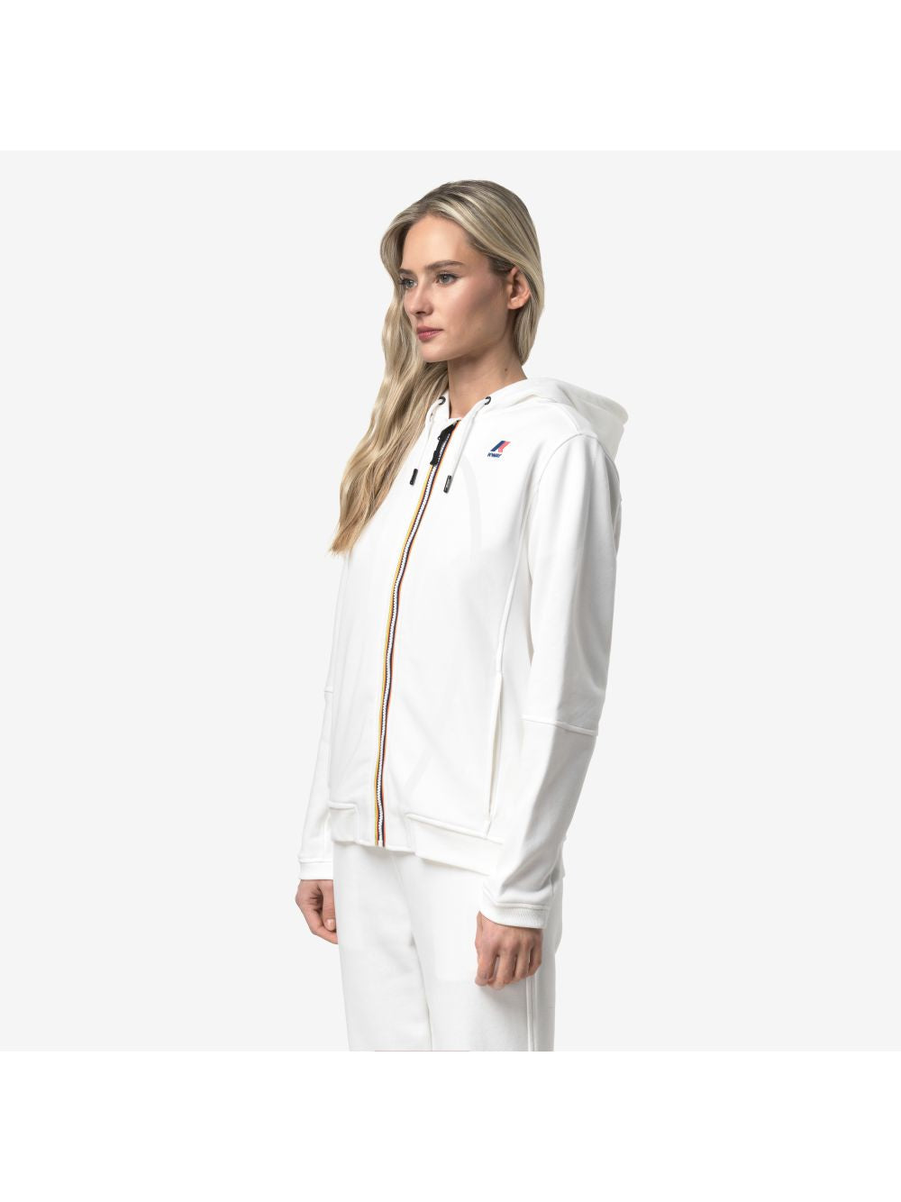 Felpa K-Way PROSPER POLY COTTON Unisex - Bianco