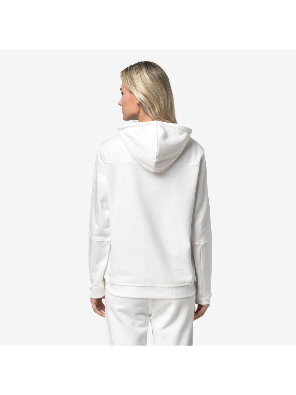 Felpa K-Way PROSPER POLY COTTON Unisex - Bianco