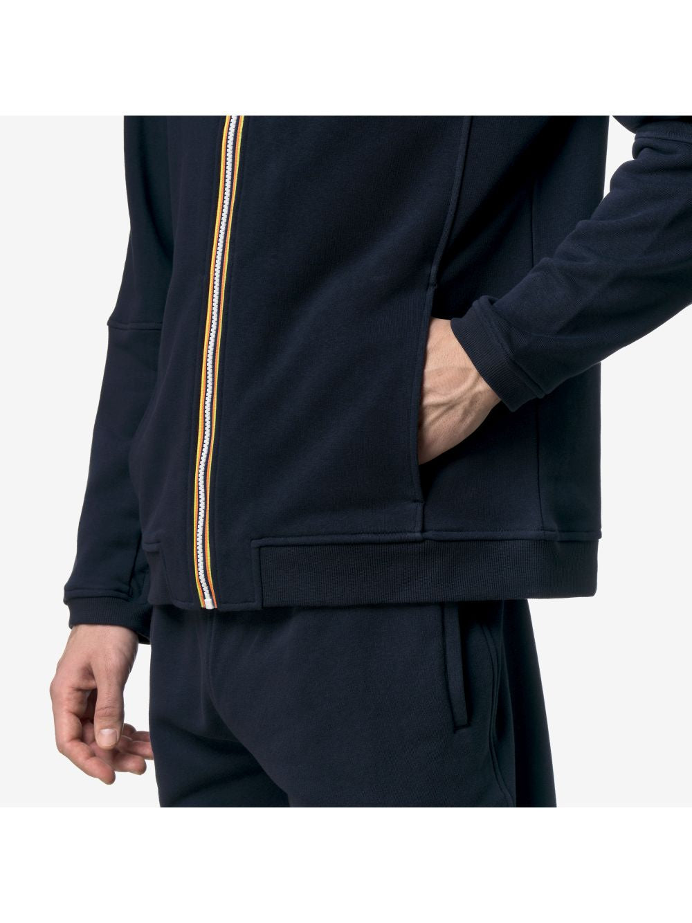 Felpa K-Way PEPIN POLY COTTON Unisex - Blu