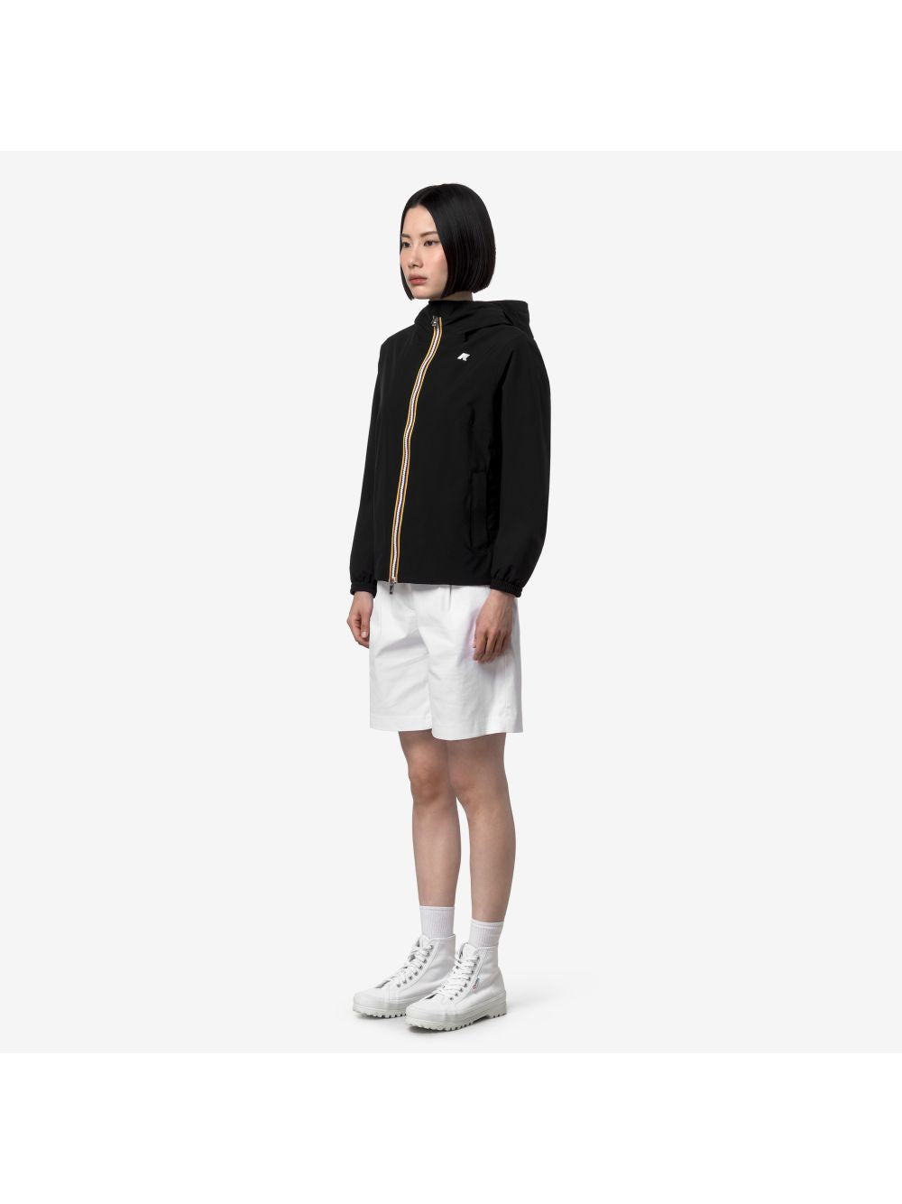 Giubbino K-Way LIL 2.0 STRETCH POLY JERSEY Donna - Nero