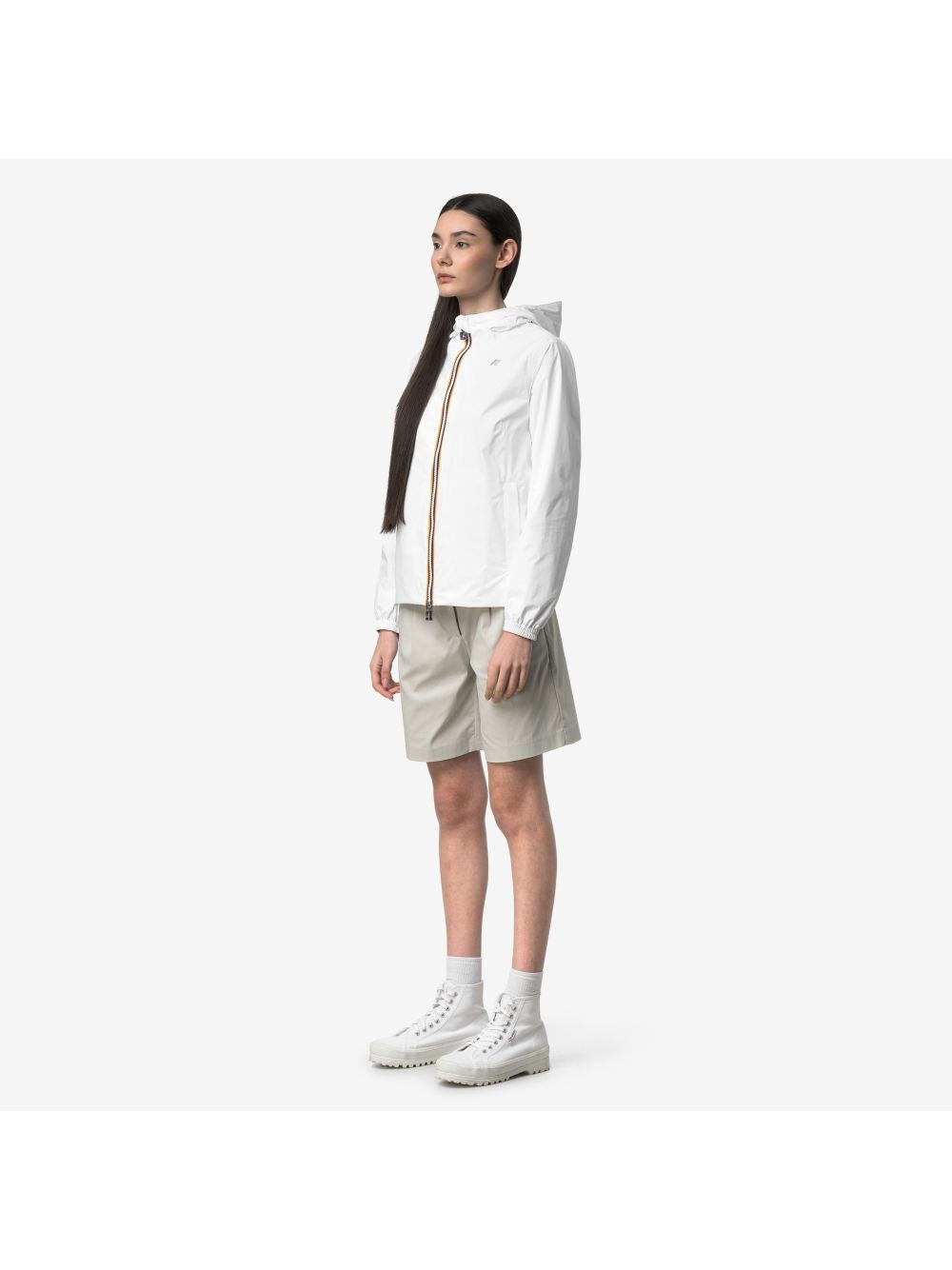 Giubbino K-Way LIL 2.0 PLUS.2 DOUBLE Donna - Bianco