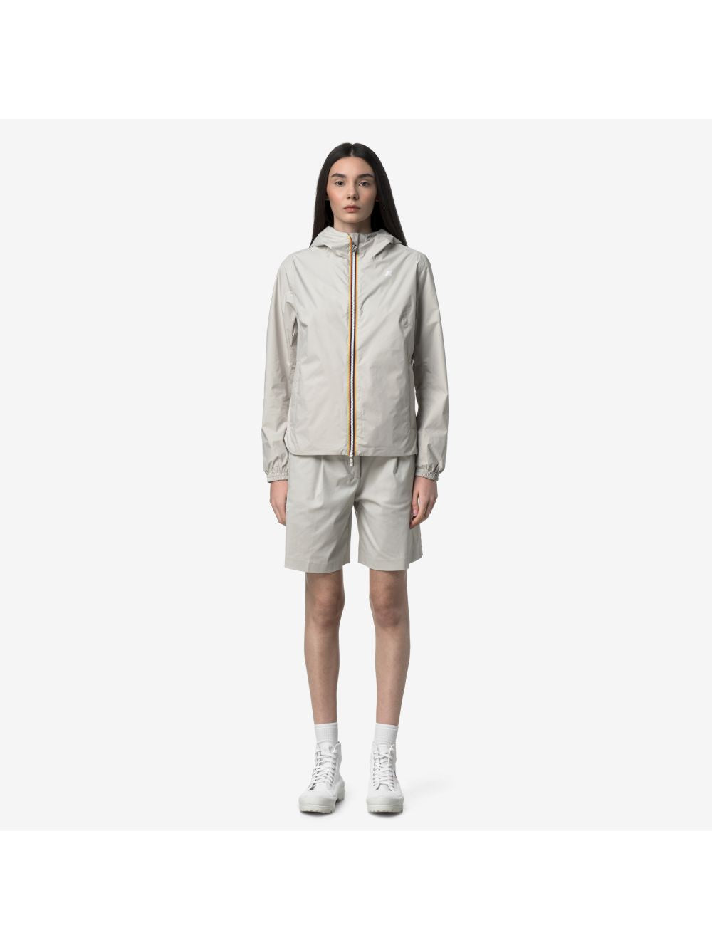 Giubbino K-Way LIL 2.0 PLUS.2 DOUBLE Donna - Beige
