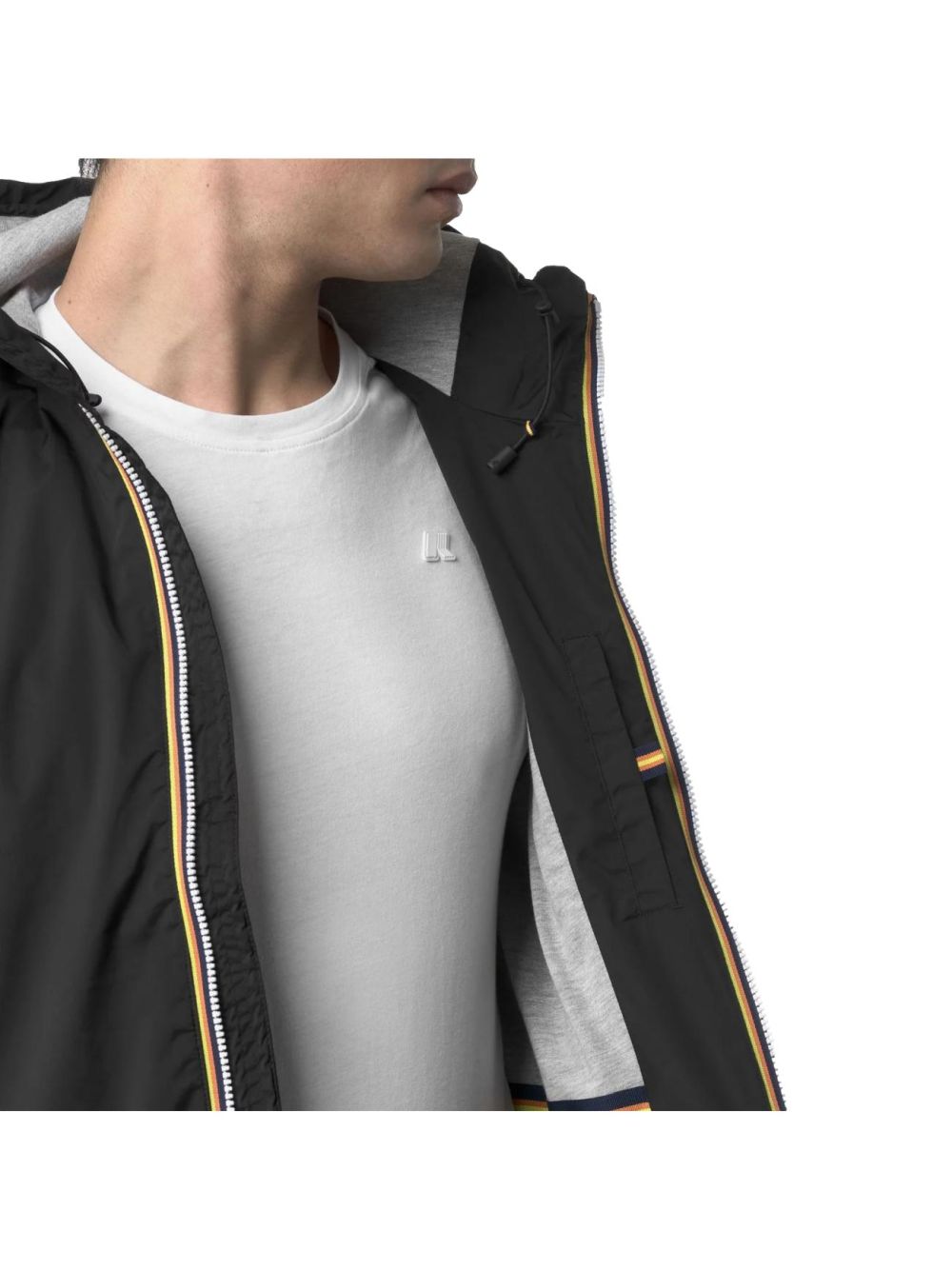 Giubbino K-Way JACK STRETCH NYLON Uomo - Nero