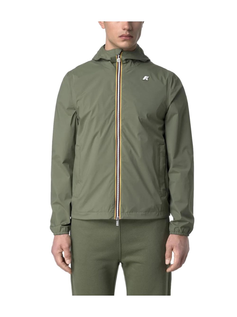 Giubbino K-Way JACK STRETCH NYLON Uomo - Verde