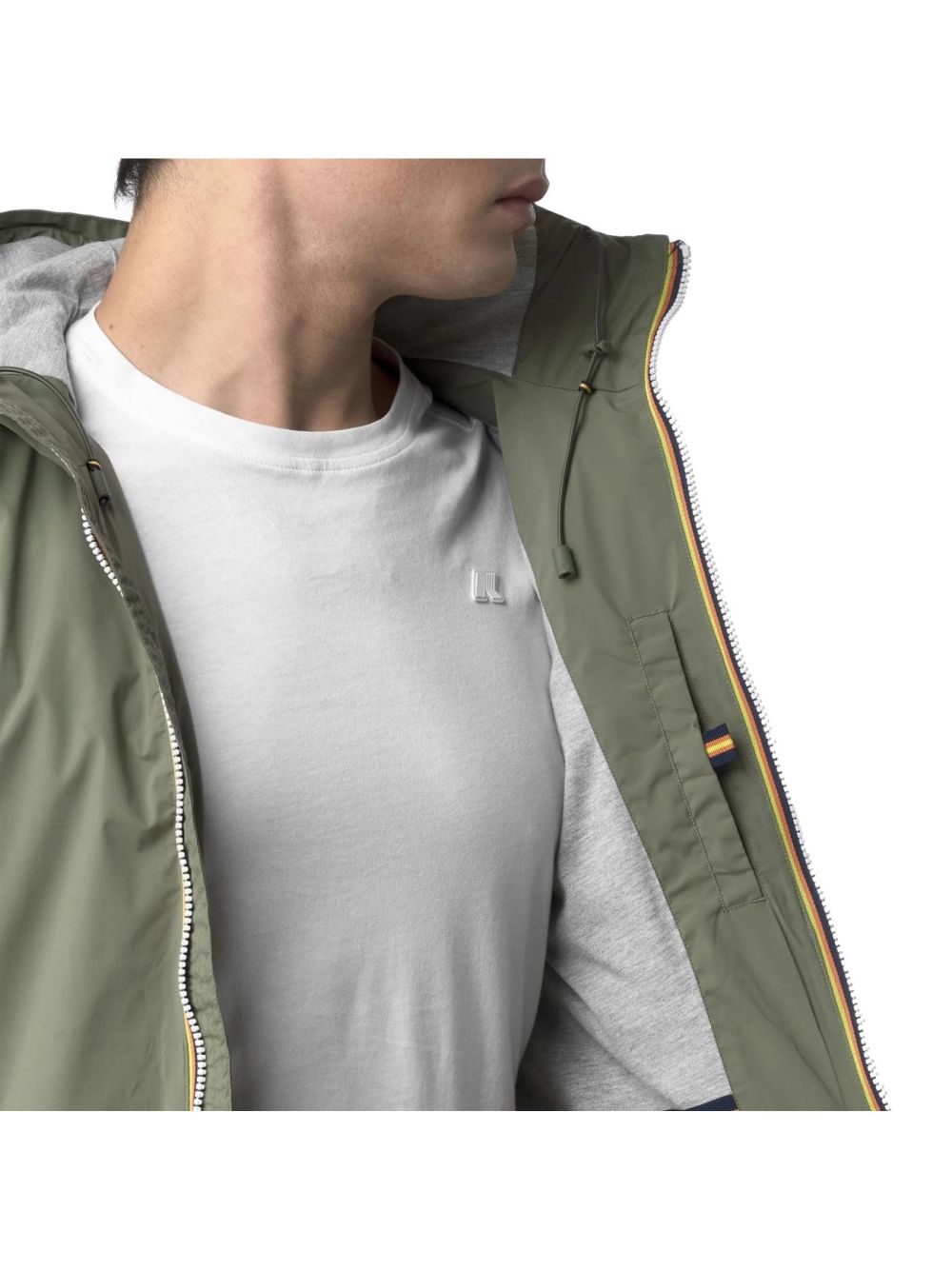 Giubbino K-Way JACK STRETCH NYLON Uomo - Verde