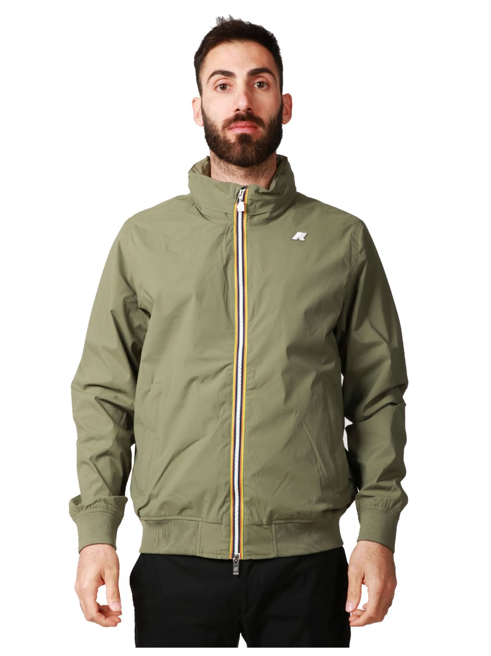 Giubbino K-Way AMAURY STRETCH NYLON Uomo - Verde