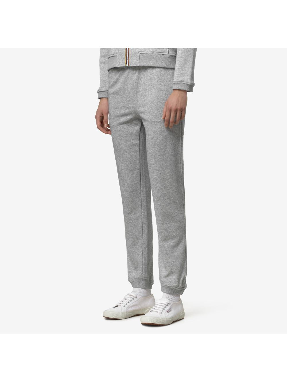 Pantalone Felpa K-Way PHILBERT POLY COTTON Unisex - Grigio