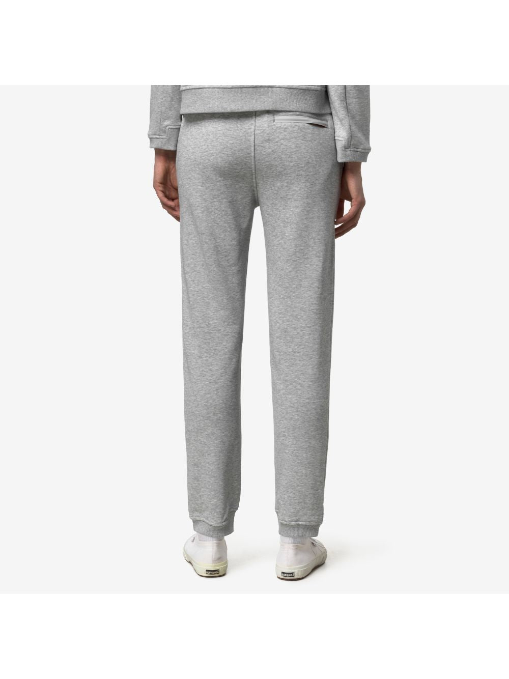 Pantalone Felpa K-Way PHILBERT POLY COTTON Unisex - Grigio