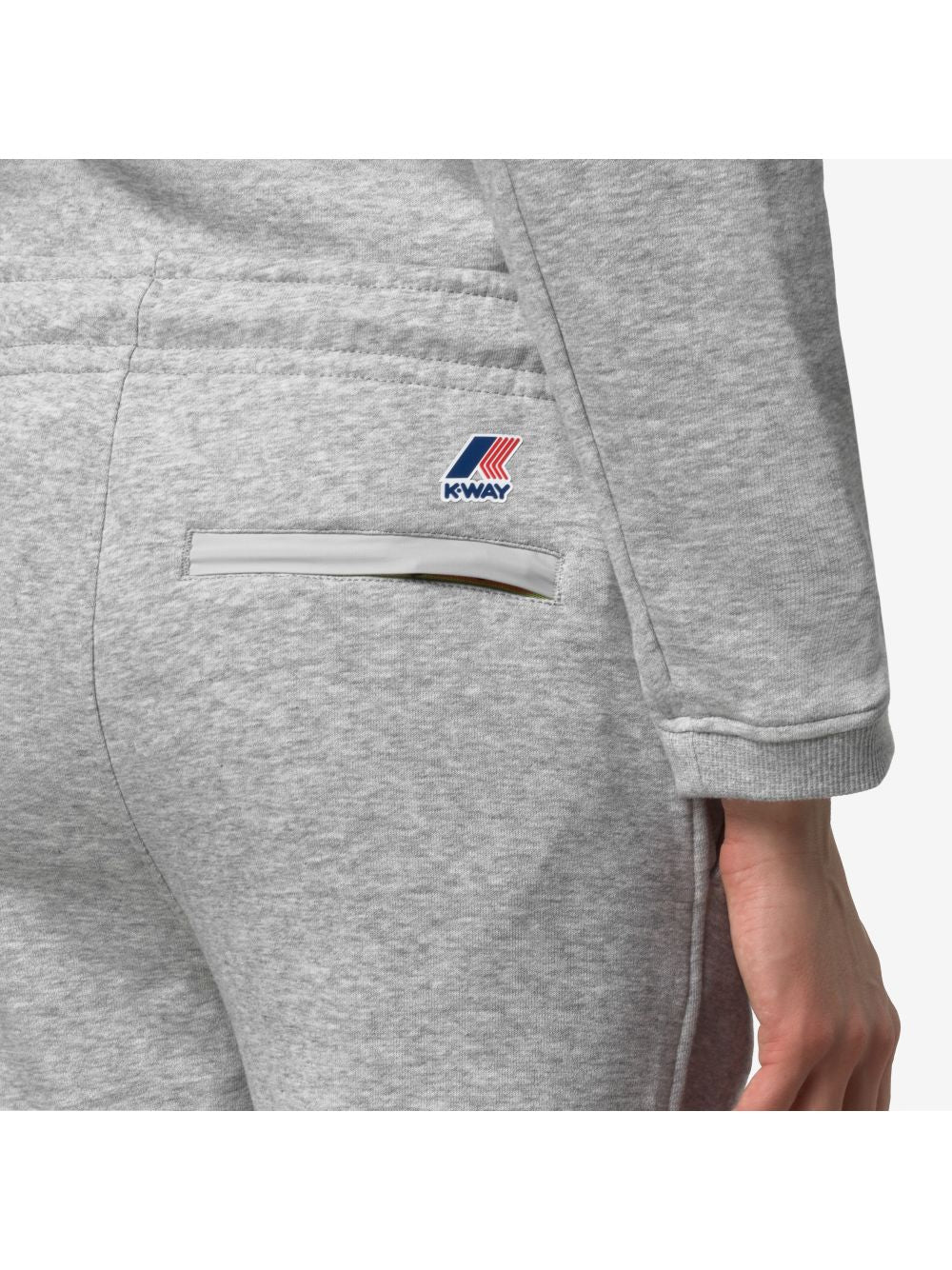 Pantalone Felpa K-Way PHILBERT POLY COTTON Unisex - Grigio
