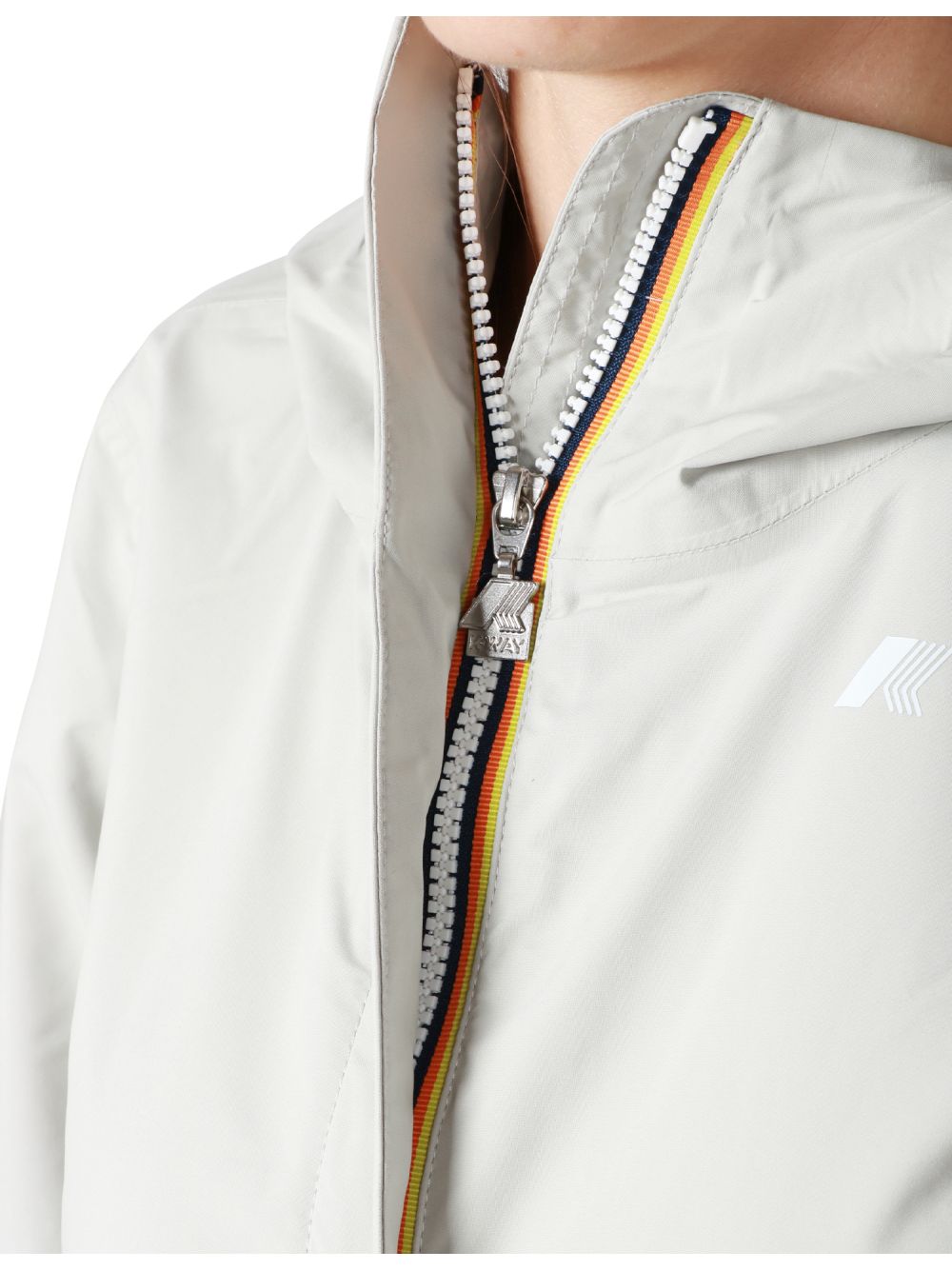 Giubbino K-Way MARGUERITE STRETCH DOT Donna - Bianco