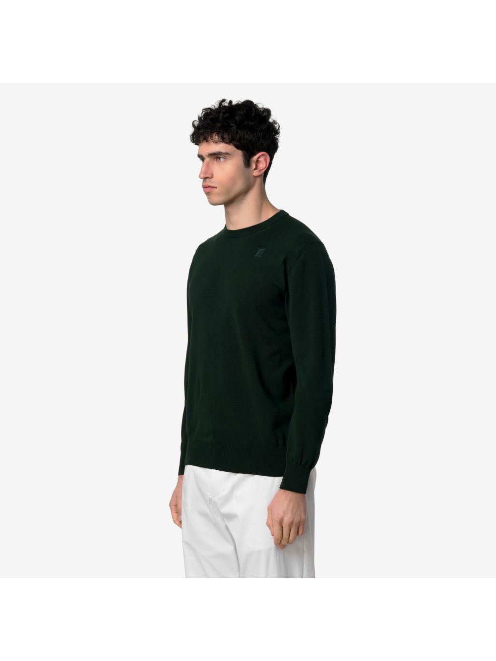 Pullover K-Way SEBASTIEN COTTON PS Uomo - Verde