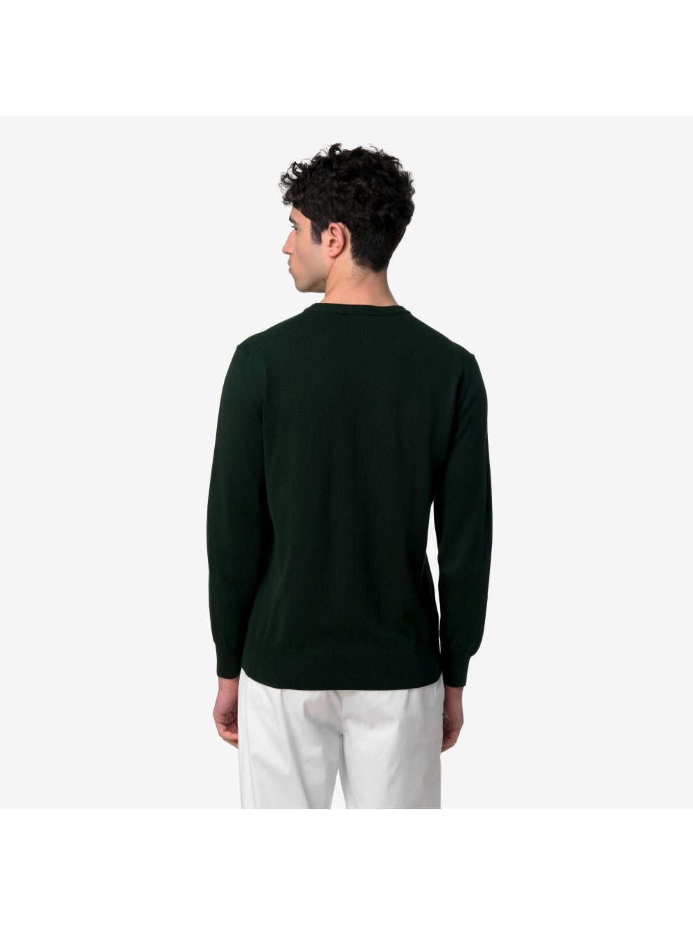 Pullover K-Way SEBASTIEN COTTON PS Uomo - Verde