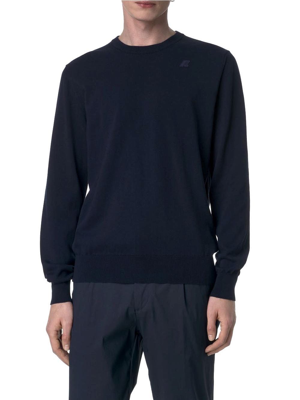 Pullover K-Way SEBASTIEN COTTON PS Uomo - Blu