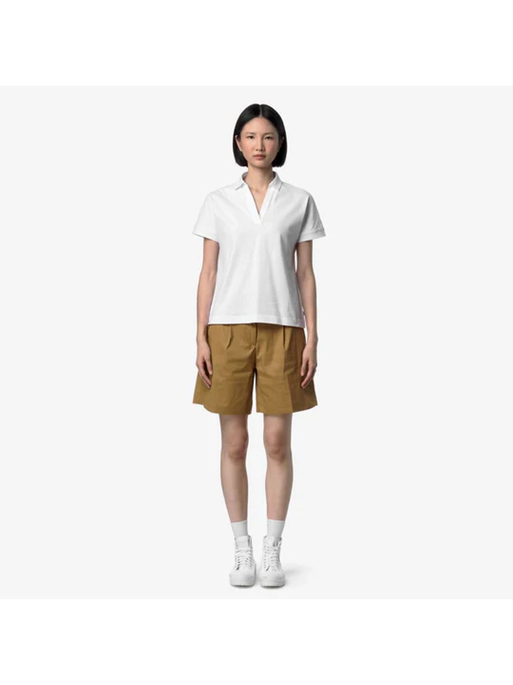 T-shirt K-Way ISELIE JERSEY Donna - Bianco
