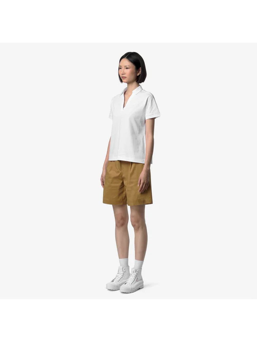 T-shirt K-Way ISELIE JERSEY Donna - Bianco