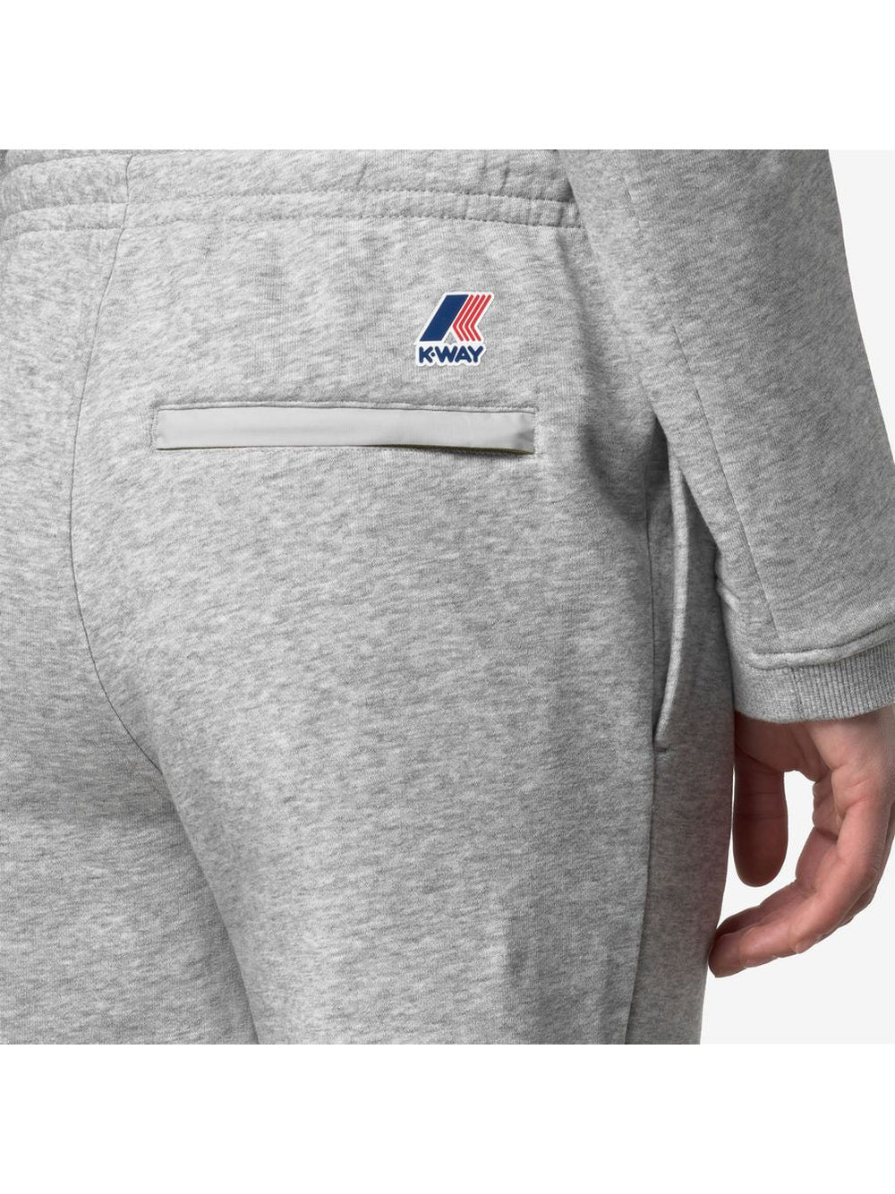 Pantaloncino Felpa K-Way CASIMIR POLY COTTON Unisex - Grigio