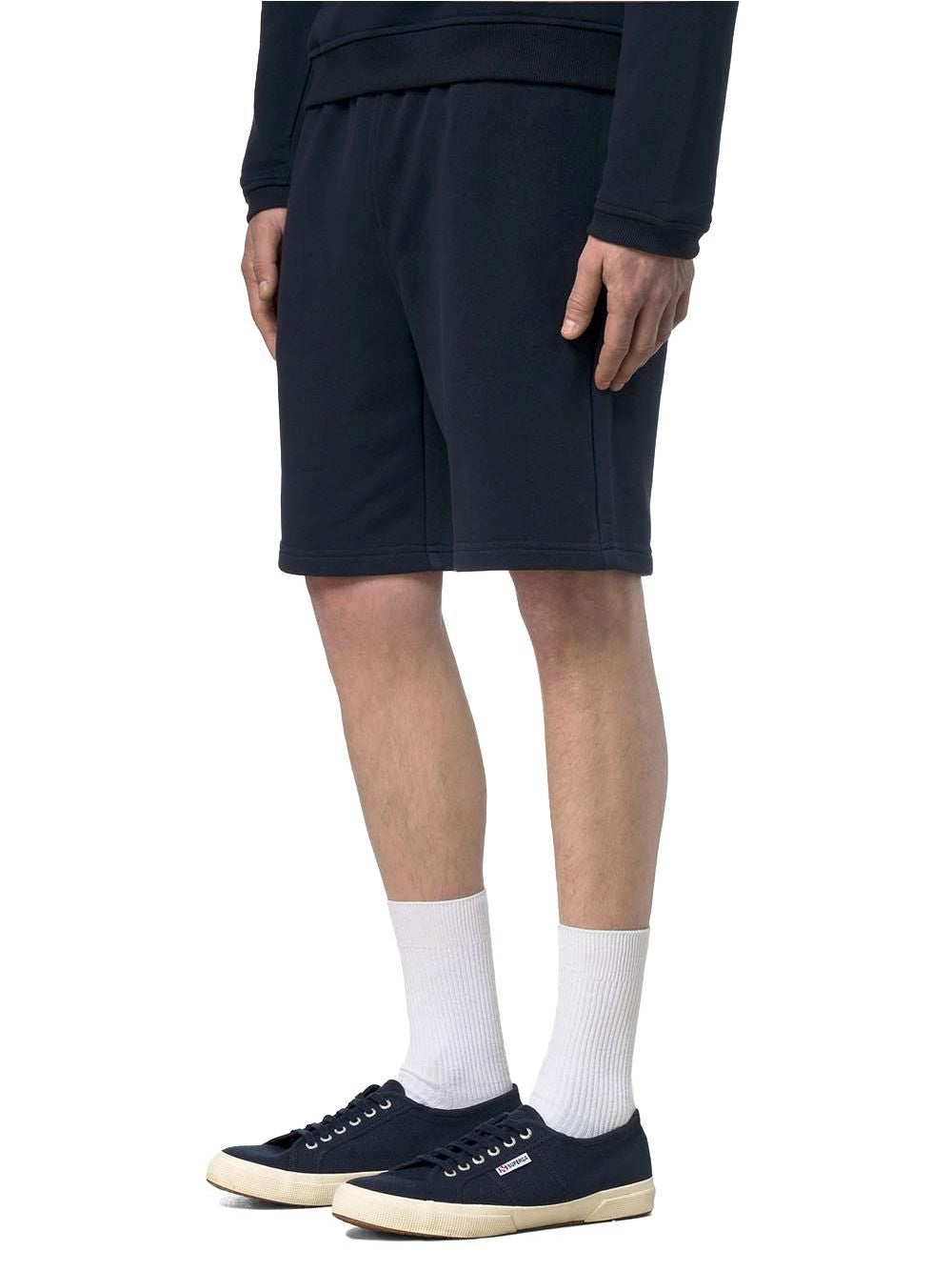 Pantaloncino Felpa K-Way CASIMIR POLY COTTON Unisex - Blu