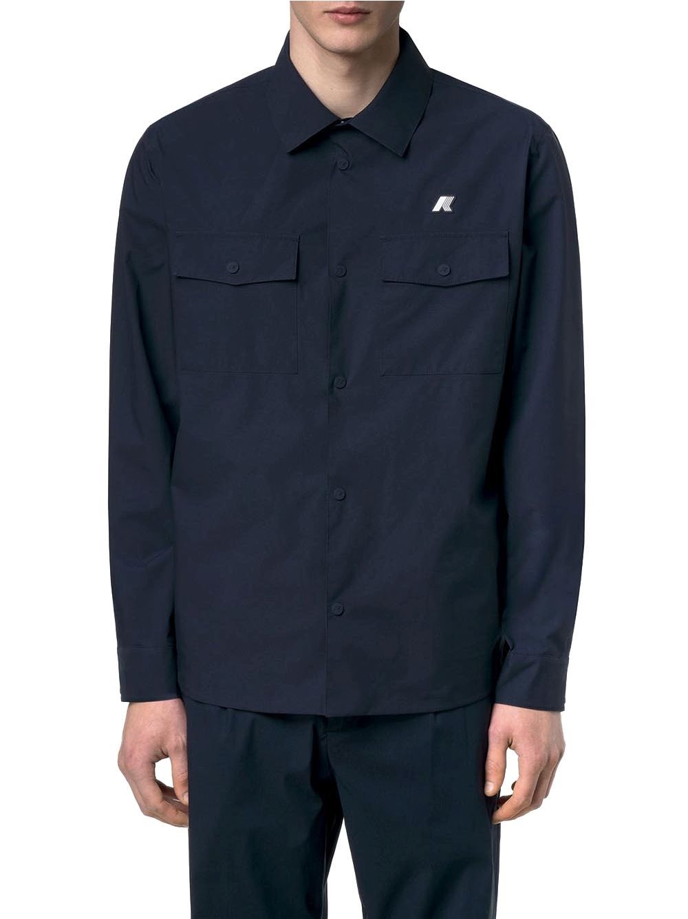 Giubbino K-Way UMBERT STRETCH 2LAYERS Uomo - Blu