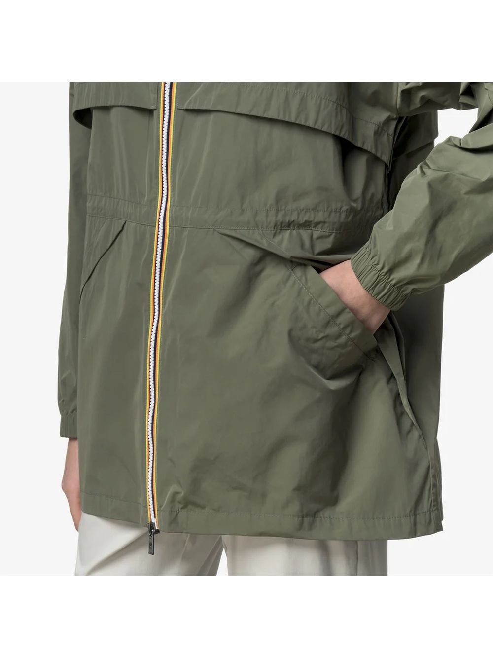 Giubbino K-Way AUBELINE MEMORY TOUCH Donna - Verde