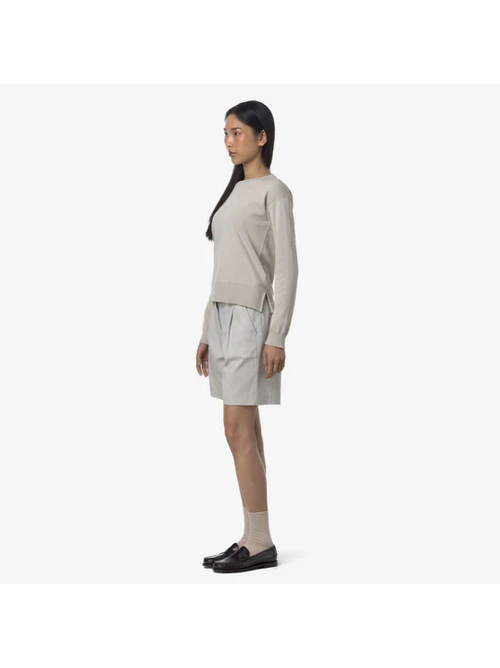 Shorts K-Way NIVE TWILL TECH Donna - Bianco
