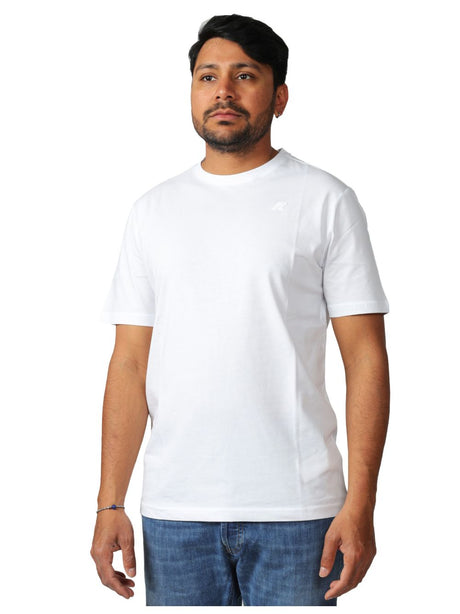 T-shirt K-Way ODOM JERSEY SLIM Uomo - Bianco