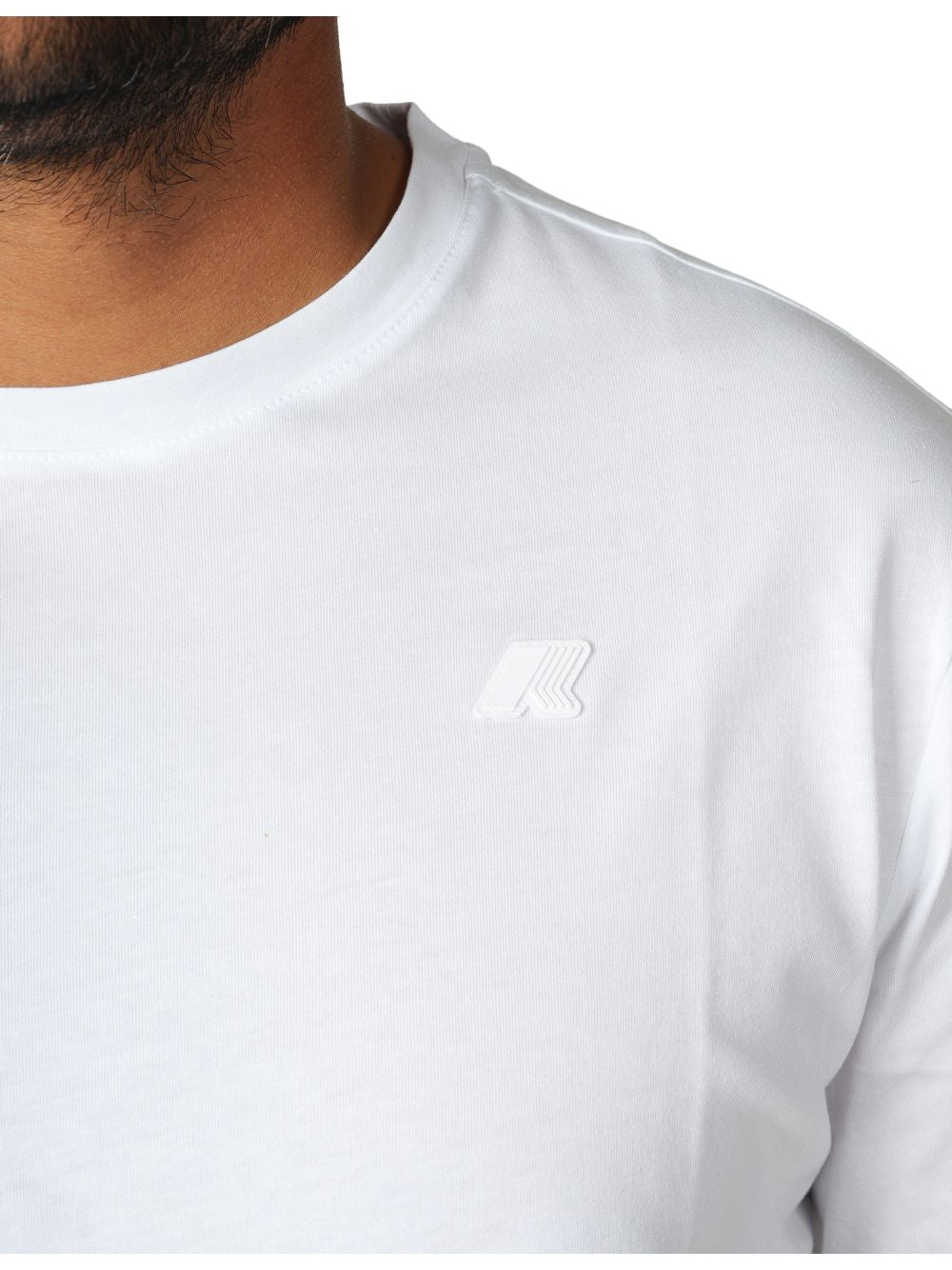 T-shirt K-Way ODOM JERSEY SLIM Uomo - Bianco