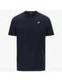 T-shirt K-Way ODOM JERSEY SLIM Uomo - Blu