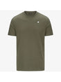 T-shirt K-Way ODOM JERSEY SLIM Uomo - Verde