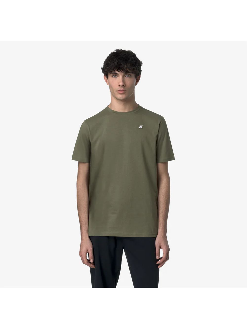 T-shirt K-Way ODOM JERSEY SLIM Uomo - Verde