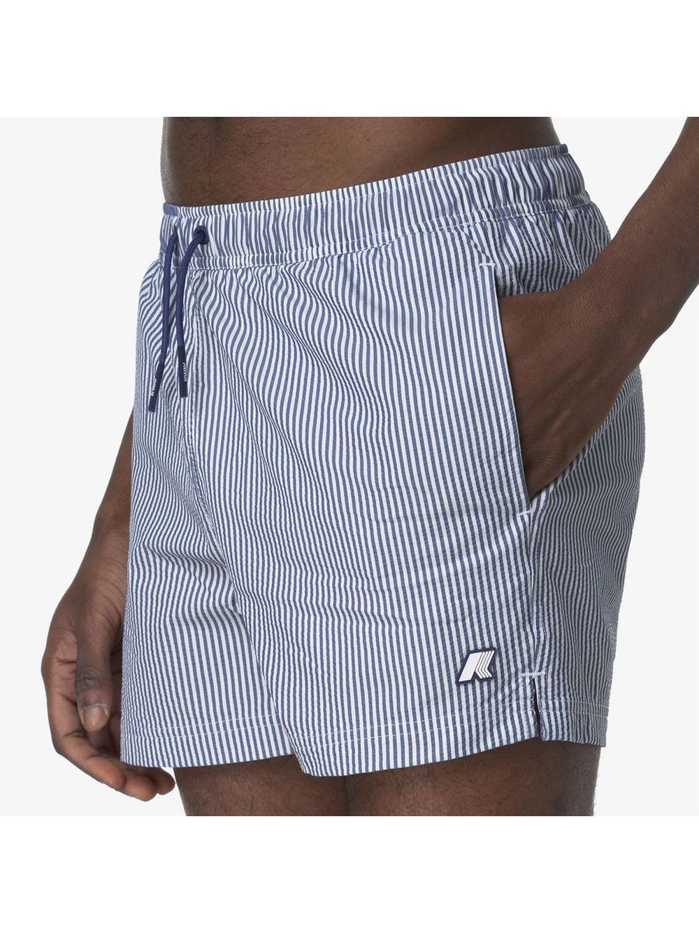 Costume K-Way HAZEL MID STRIPES BEACH Uomo - Blu