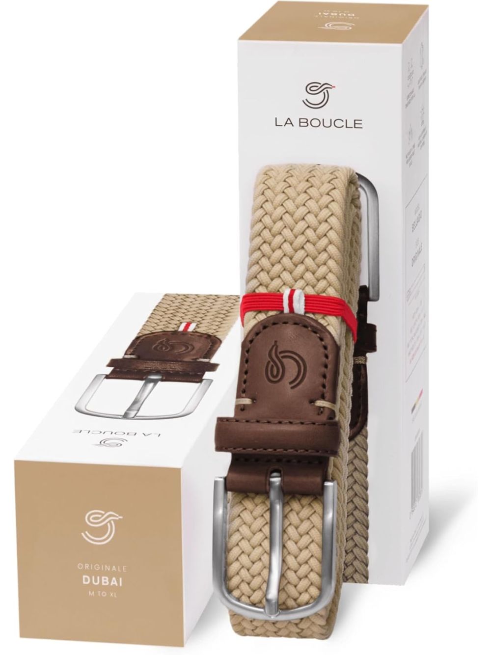 Cinta La Boucle DUBAI MONO Uomo - Beige