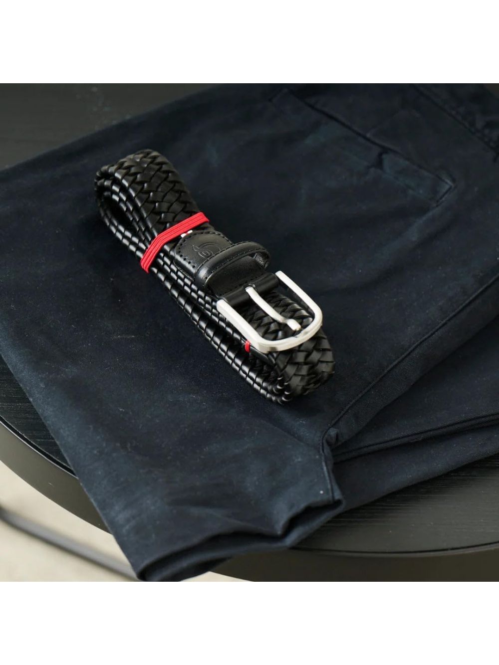 Cinta La Boucle MILANO LEATHER Uomo - Nero