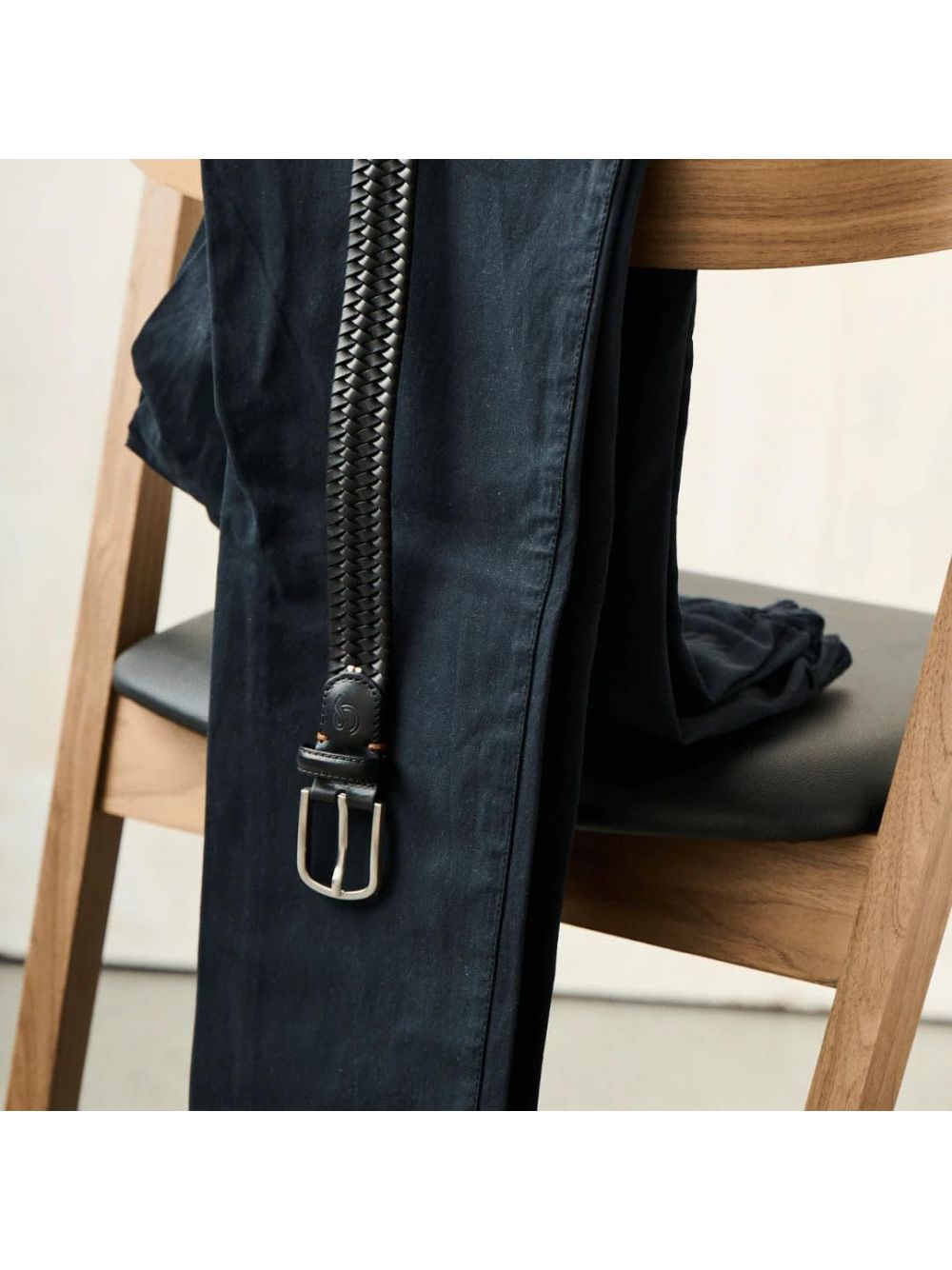 Cinta La Boucle MILANO LEATHER Uomo - Nero