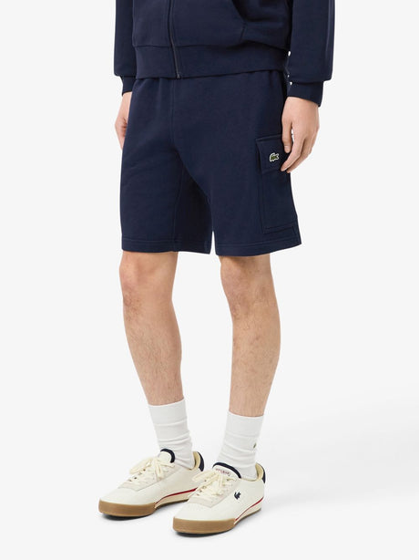 Pantaloncino Felpa Lacoste cargo Uomo - Navy