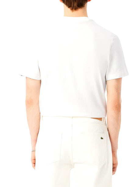 T-shirt Lacoste con fascia a righe Uomo - Bianco