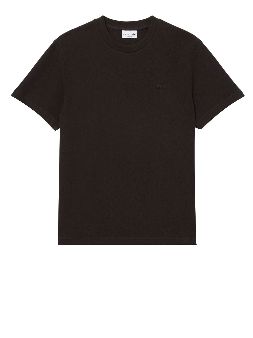 T-shirt Lacoste in jersey testurizzata Uomo - Marrone