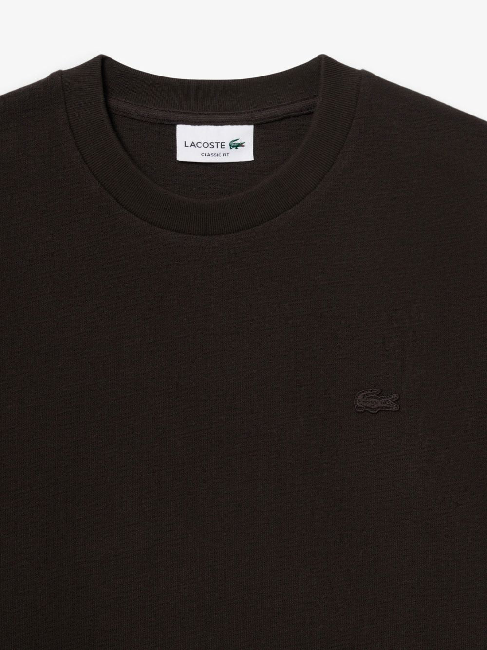 T-shirt Lacoste in jersey testurizzata Uomo - Marrone