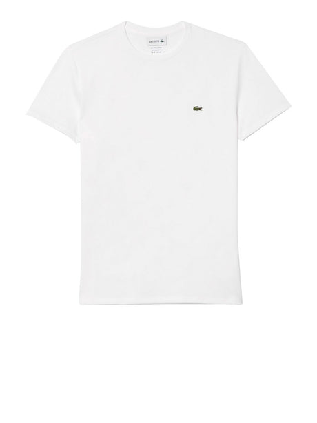 T-shirt Lacoste in cotone Pima Uomo - Bianco