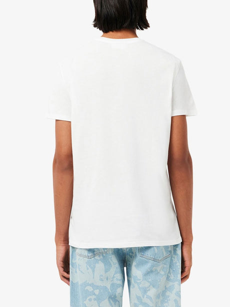 T-shirt Lacoste in cotone Pima Uomo - Bianco