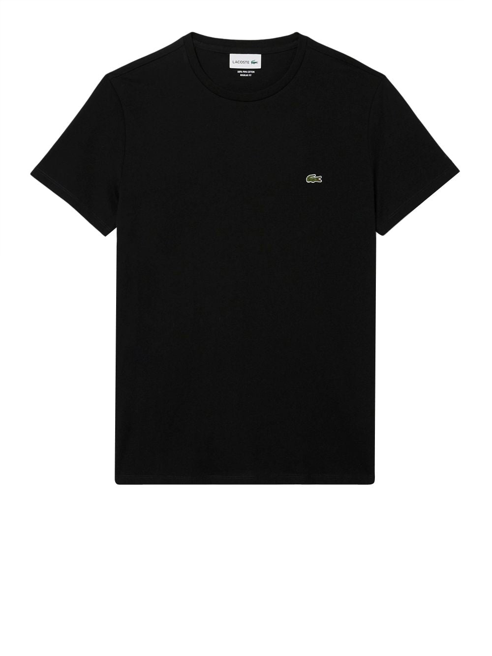 T-shirt Lacoste in cotone Pima Uomo - Nero