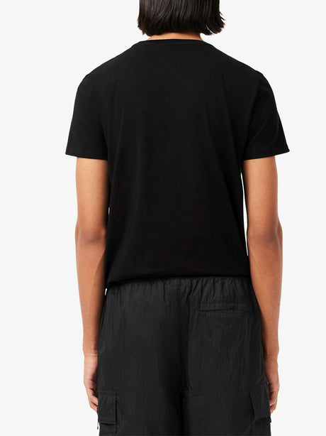 T-shirt Lacoste in cotone Pima Uomo - Nero