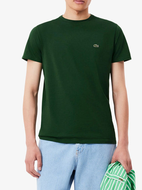 T-shirt Lacoste in cotone Pima Uomo - Verde