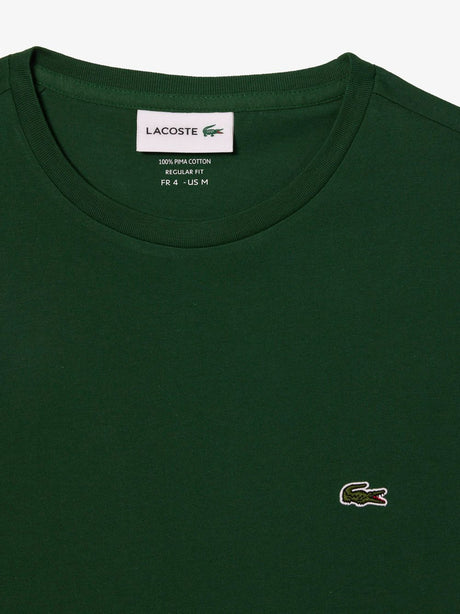 T-shirt Lacoste in cotone Pima Uomo - Verde