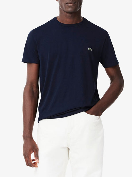 T-shirt Lacoste in cotone Pima Uomo - Navy