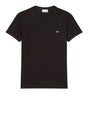 T-shirt Lacoste in cotone Pima Uomo - Marrone