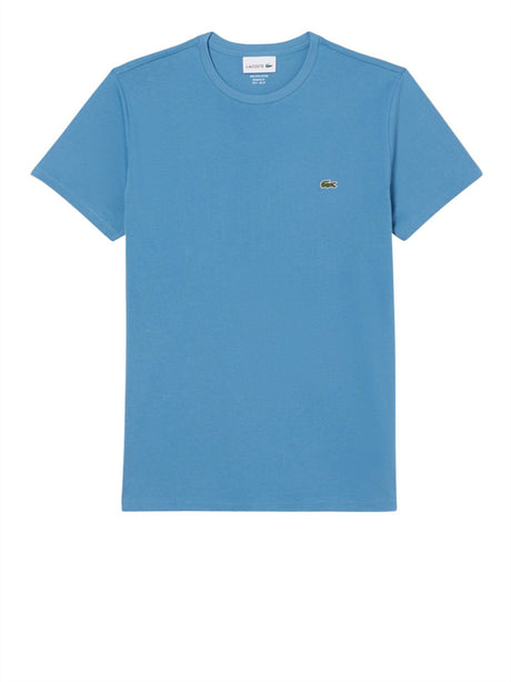 T-shirt Lacoste in cotone Pima Uomo - Azzurro